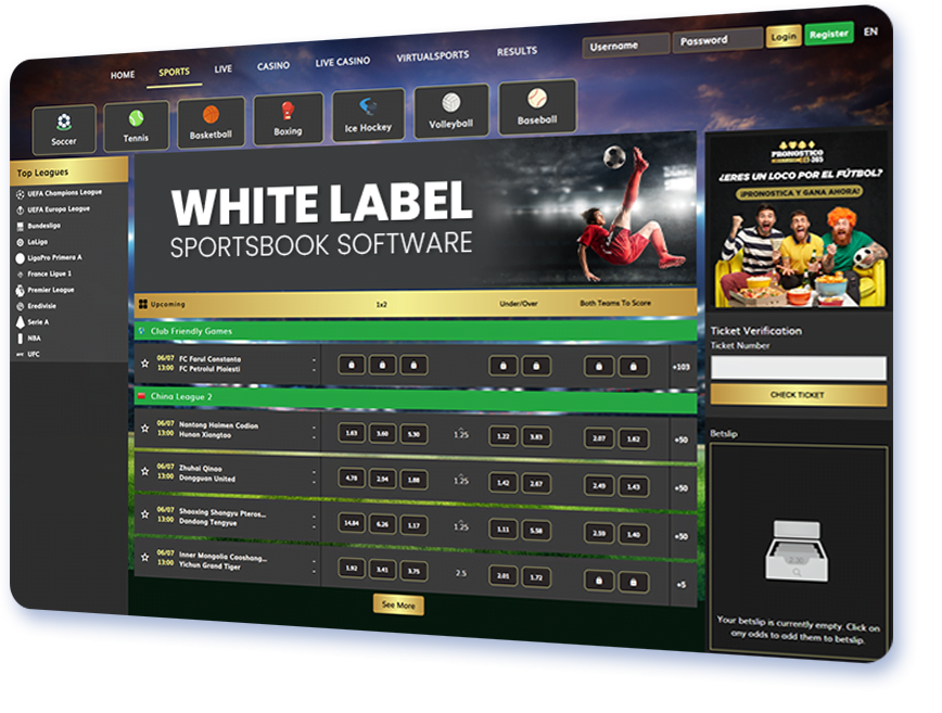 White Label Sportsbook Software