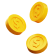 Gold coins